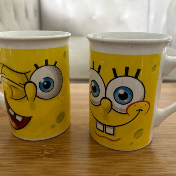 Vintage SpongeBob Coffee Cups - Picture 2 of 4